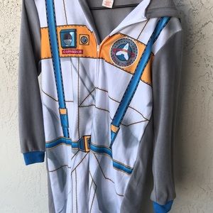 Boys Astronaut Footie Pajamas